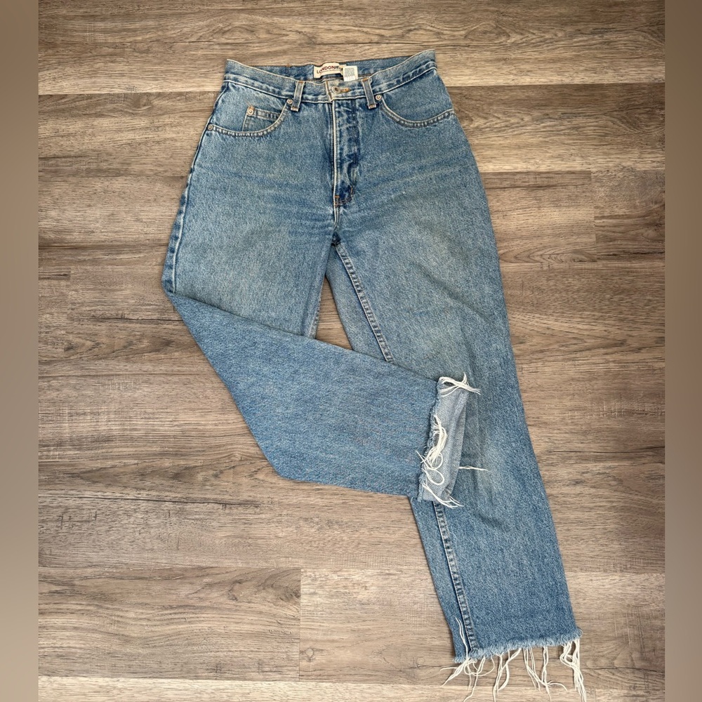 London Jean Women's Distressed High Rise Jeans Made in Canada Size 6
